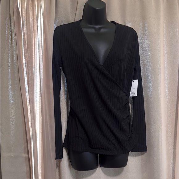 Nine West Tops - Nine West Elegant Black Wrap Top